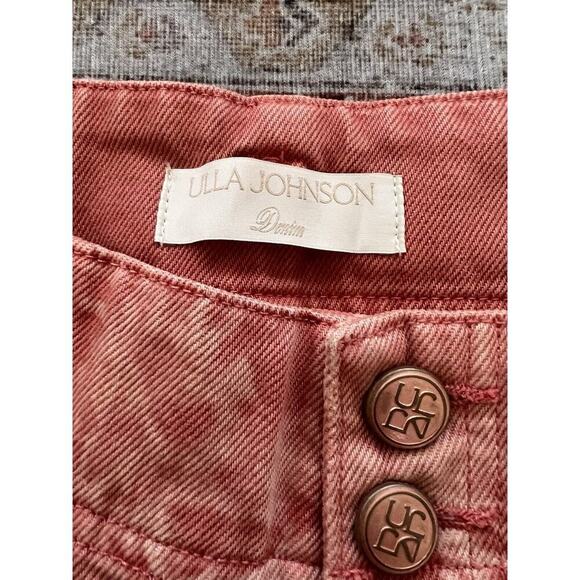 Ulla Johnson The Thea Jean Aura Wash Barrel Leg Jean High Rise 29 NWT Tie dye - Picture 12 of 12